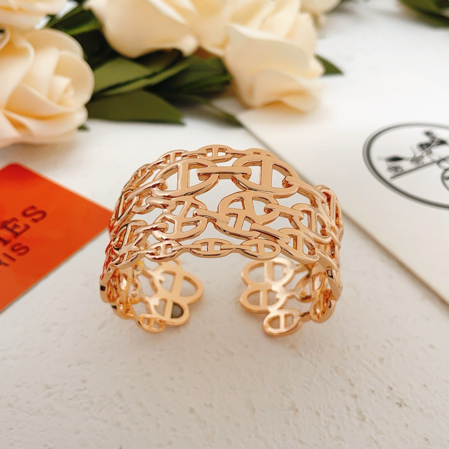 Hermes Brass Bracelet