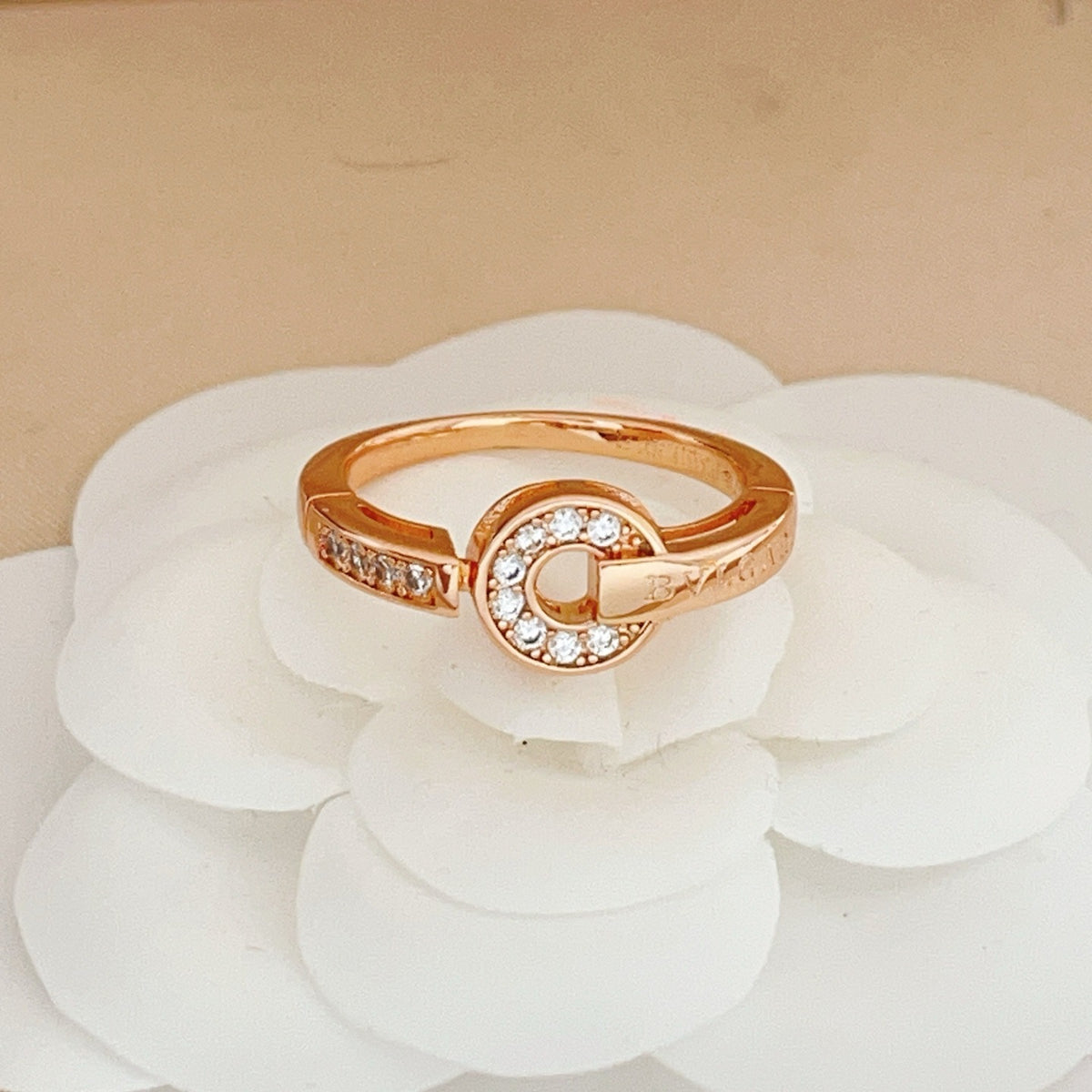Bvlgari Brass Round Ring