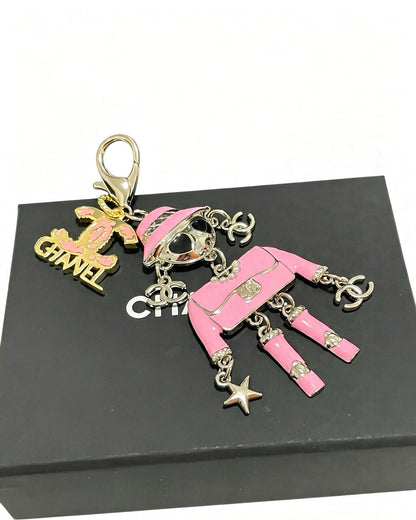 Chanel Vintage-Finish Keychain
