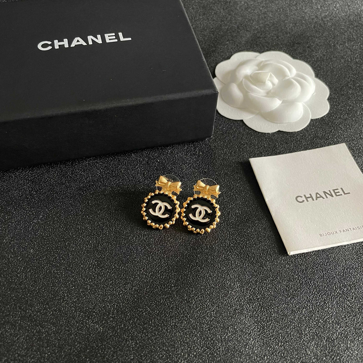 Chanel Bow Earrings