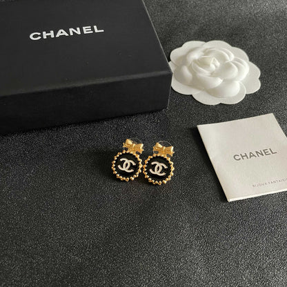Chanel Bow Earrings
