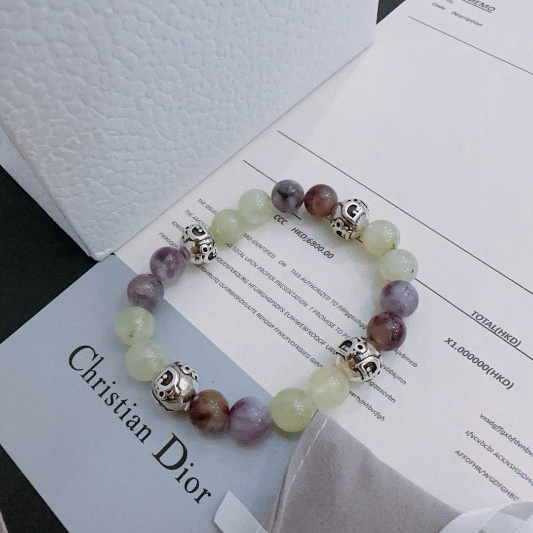 Dior Sterling Silver Vintage-Finish Bracelet
