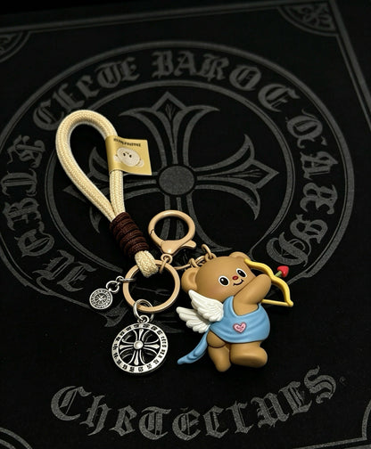 Chrome Hearts Vintage-Finish Keychain