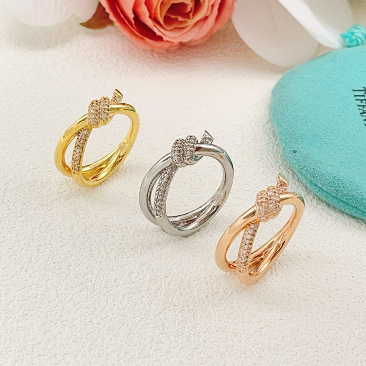 Tiffany & Co. Gold Brass Knot Ring
