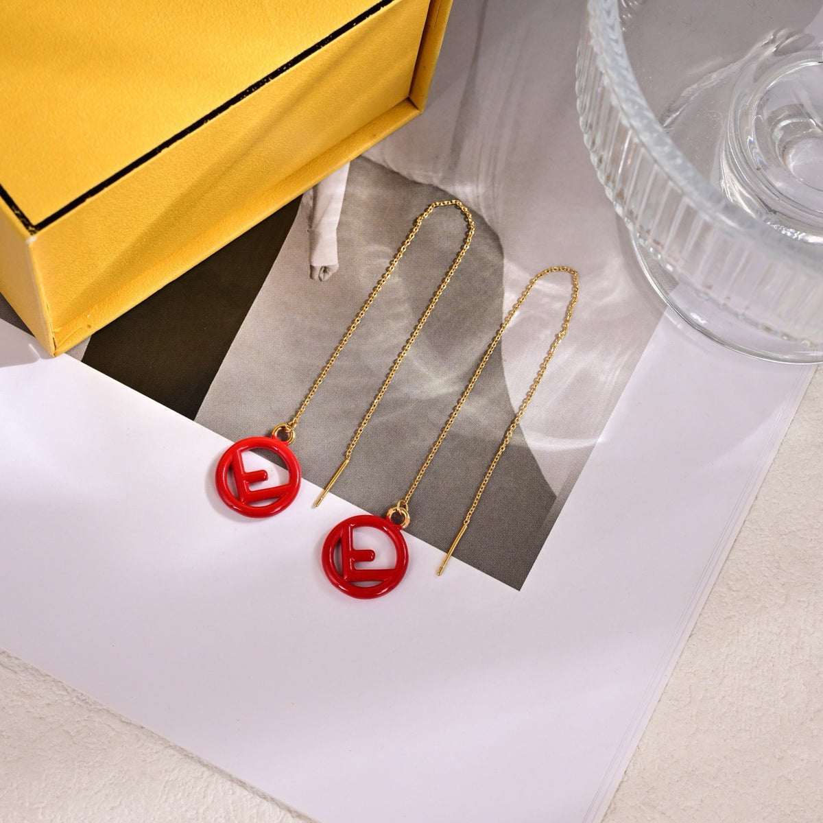 Fendi Logo Earrings