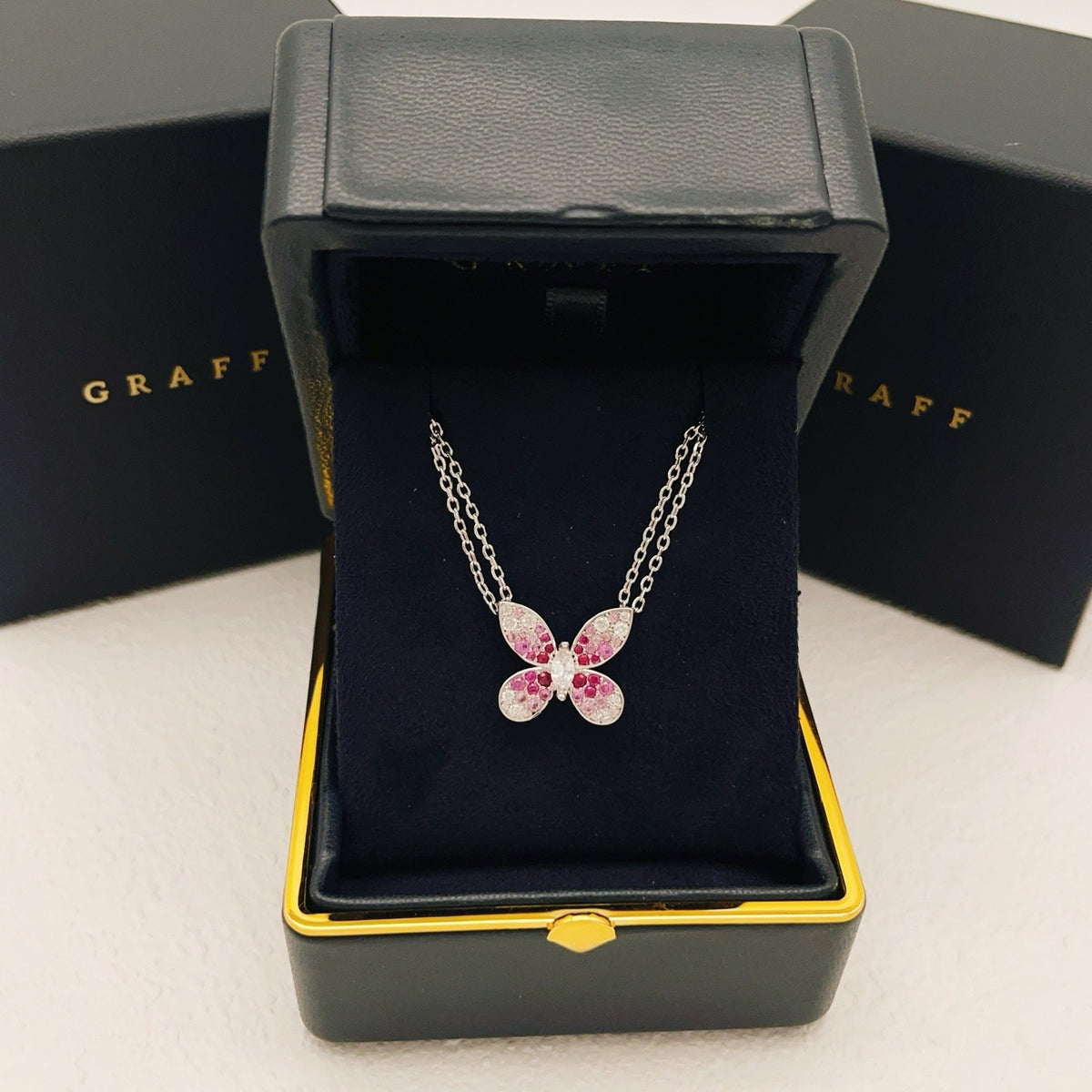 Unbranded Silver Brass Butterfly Necklace
