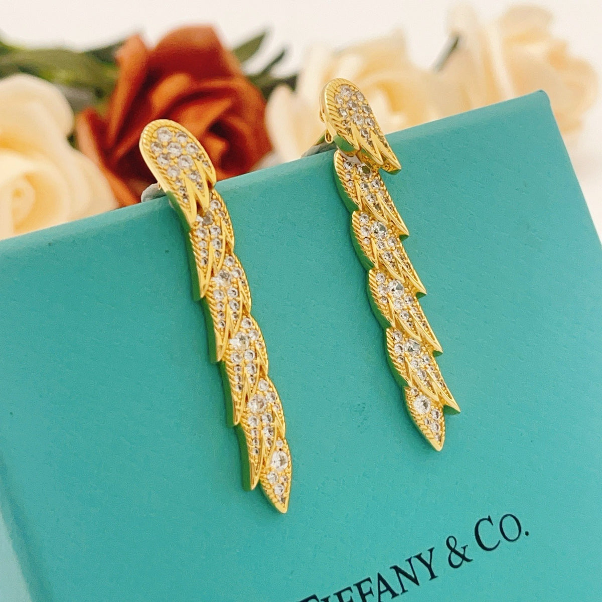 Tiffany & Co. Gold Brass Earrings