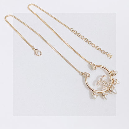 Chanel Logo Necklace