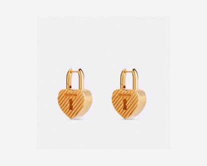 Balenciaga Brass Earrings