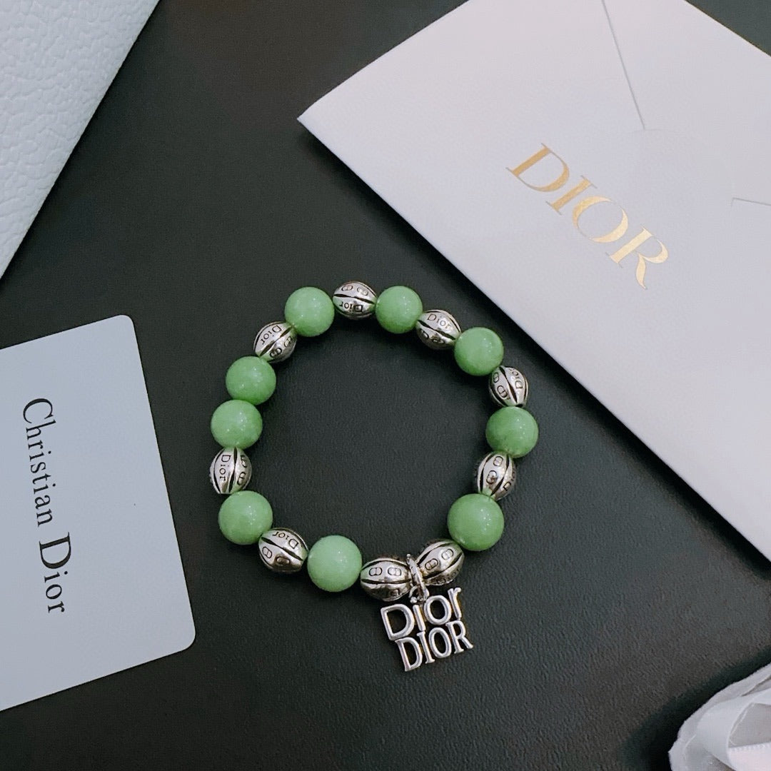 Dior Sterling Silver Vintage-Finish Bracelet