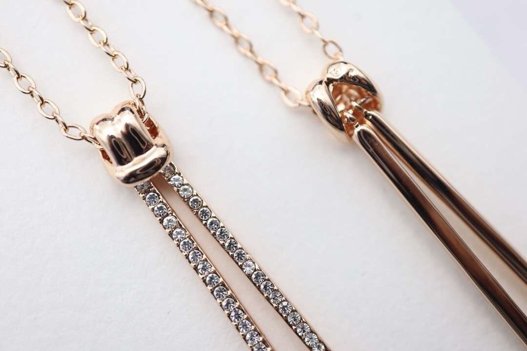 Swarovski Gold Crystal Necklace