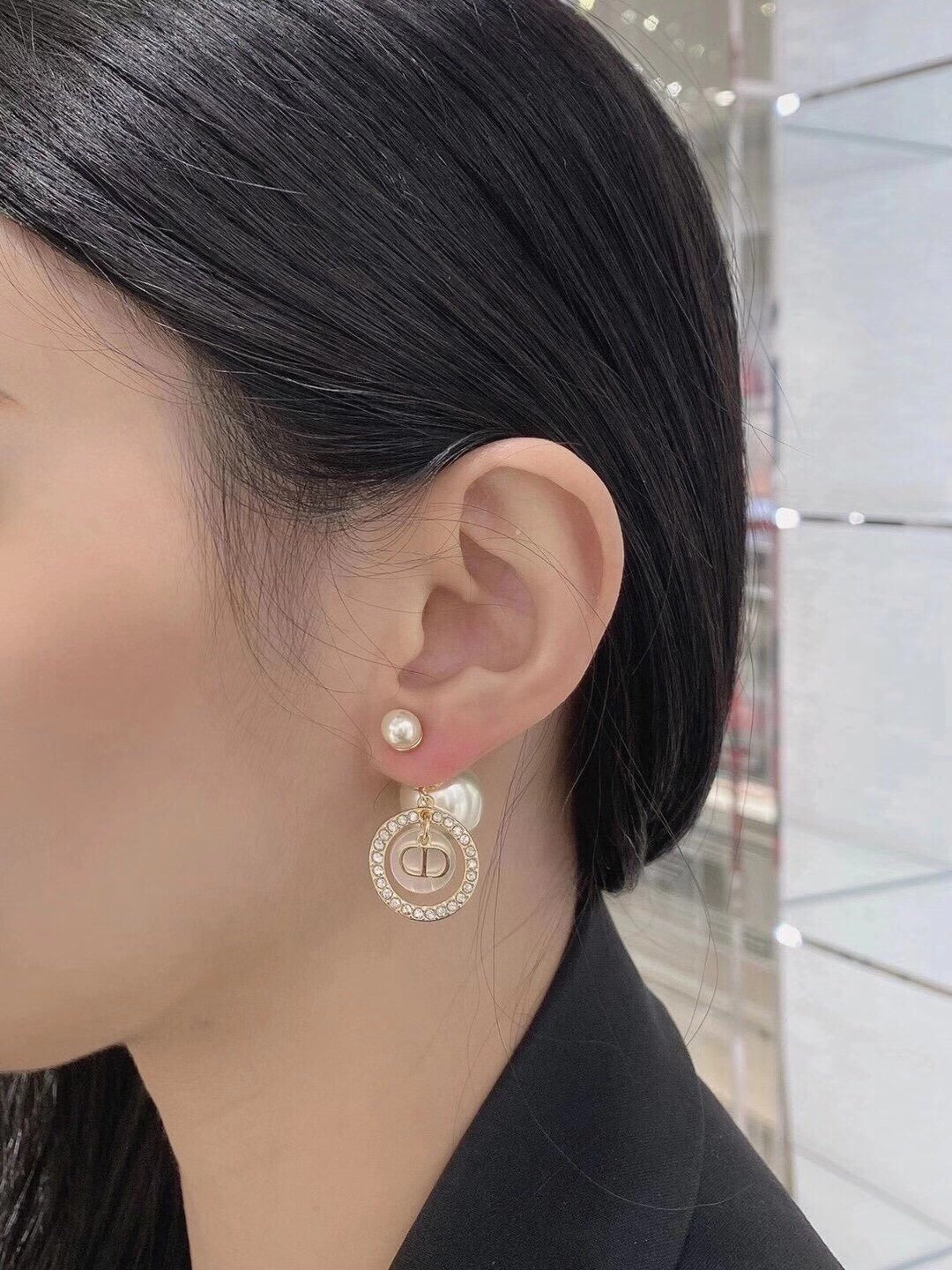 Dior Brass Star Earrings