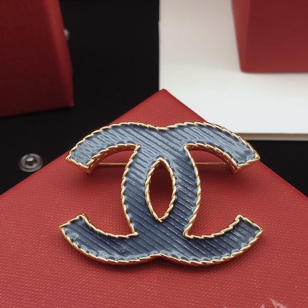 Chanel Brass Brooch
