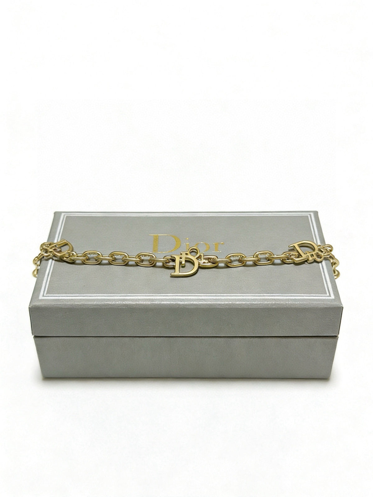 Dior Sterling Silver Chain Bracelet