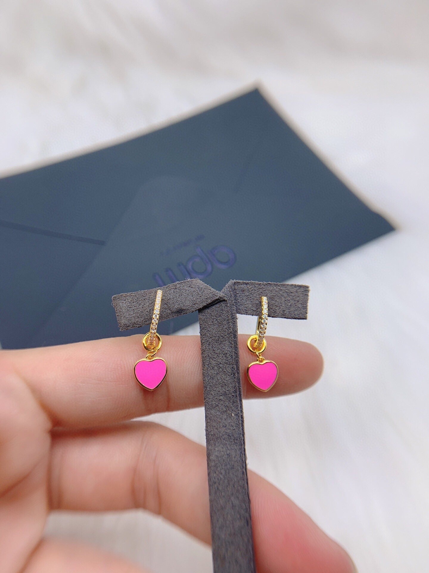 APM Monaco Heart Earrings
