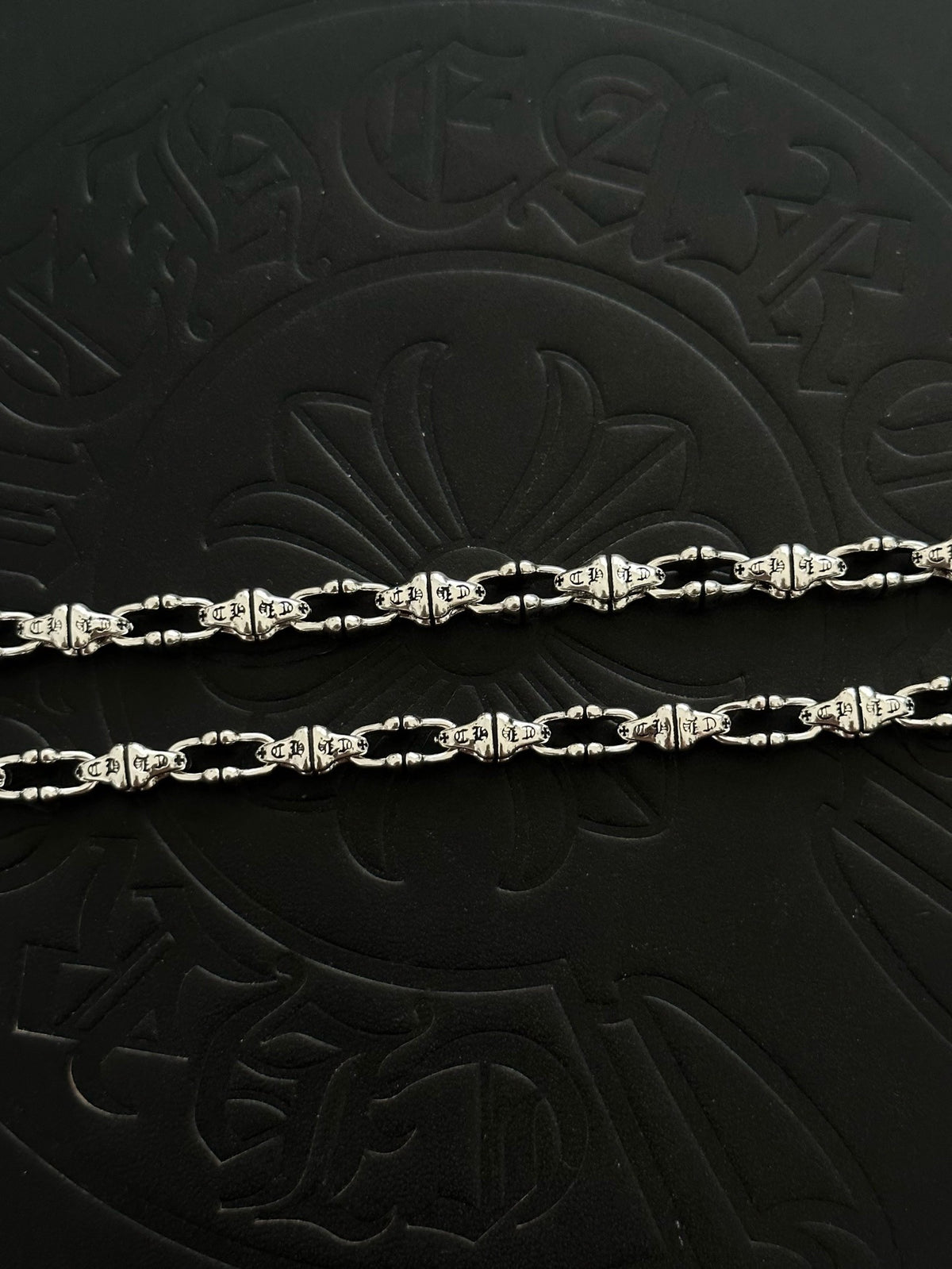 Chrome Hearts Sterling Silver Cross Necklace