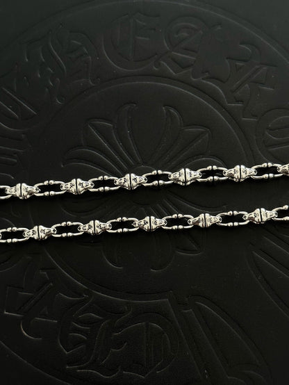 Chrome Hearts Sterling Silver Cross Necklace