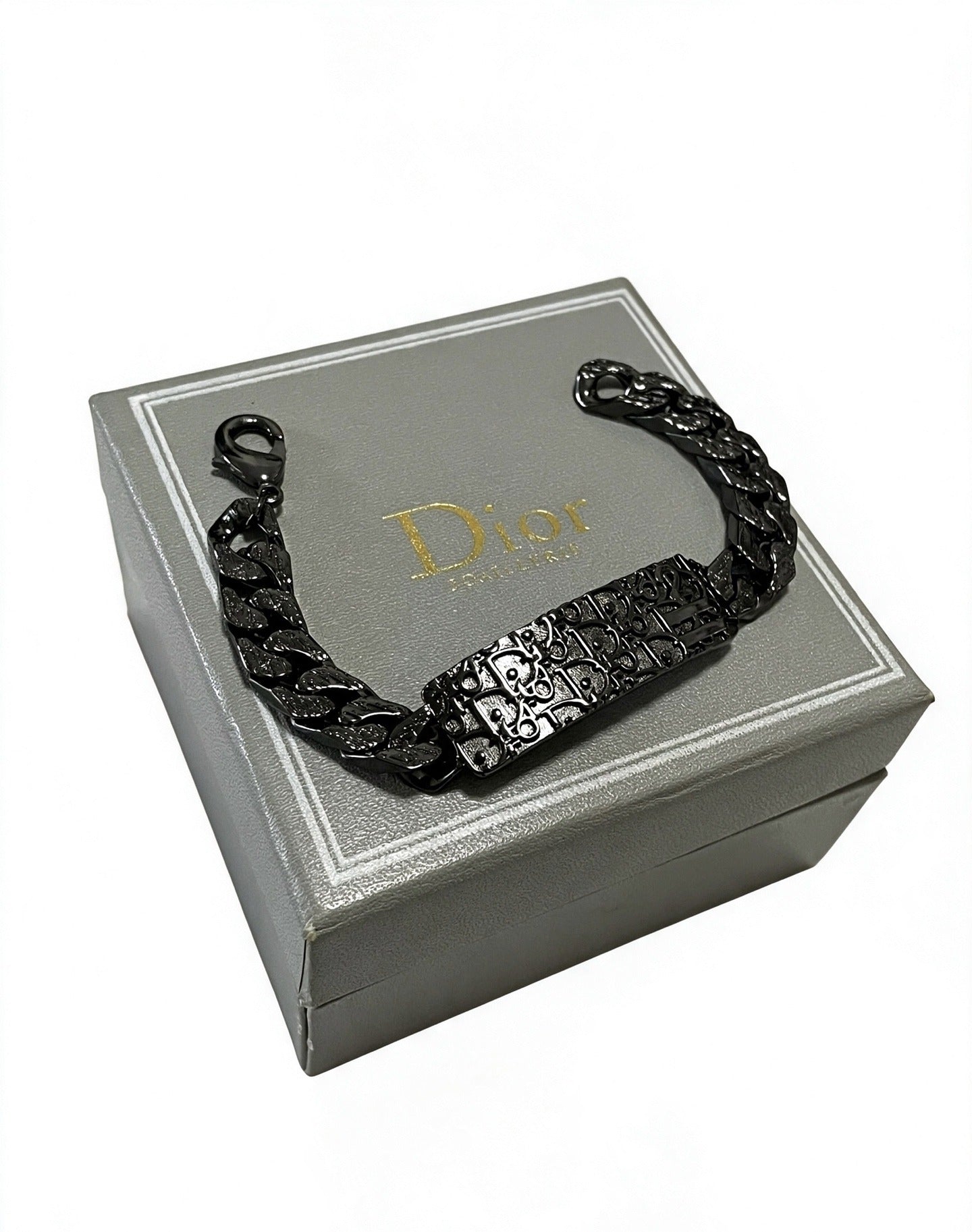 Dior Sterling Silver Chain Bracelet