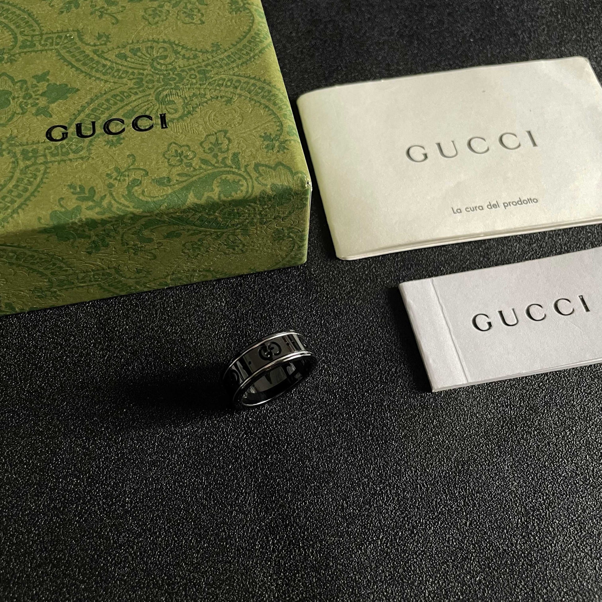 Gucci Brass Double G Ring