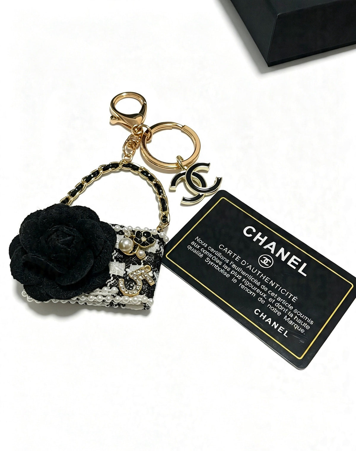 Chanel Vintage-Finish Keychain