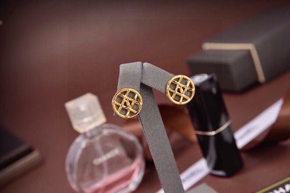 Chanel Openwork Earrings