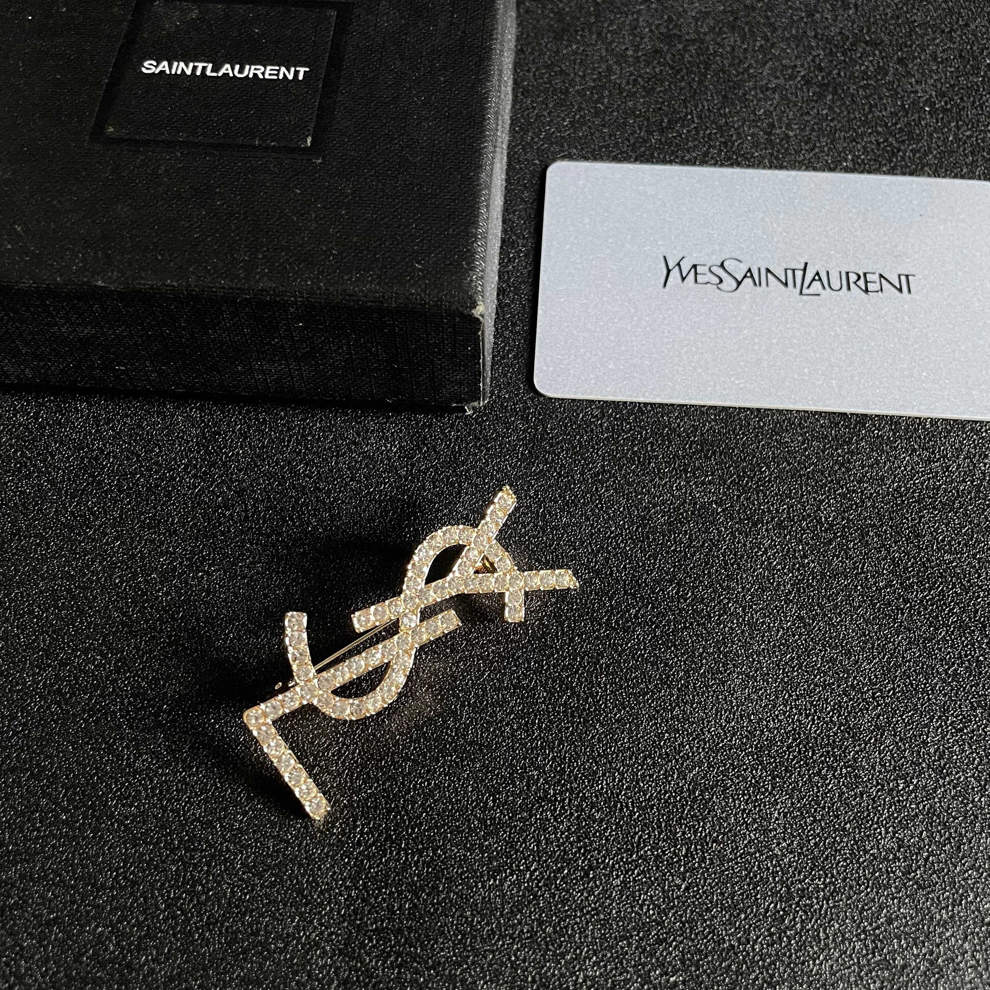 Saint Laurent Brooch