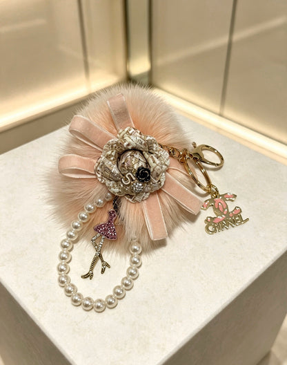 Chanel Vintage-Finish Keychain