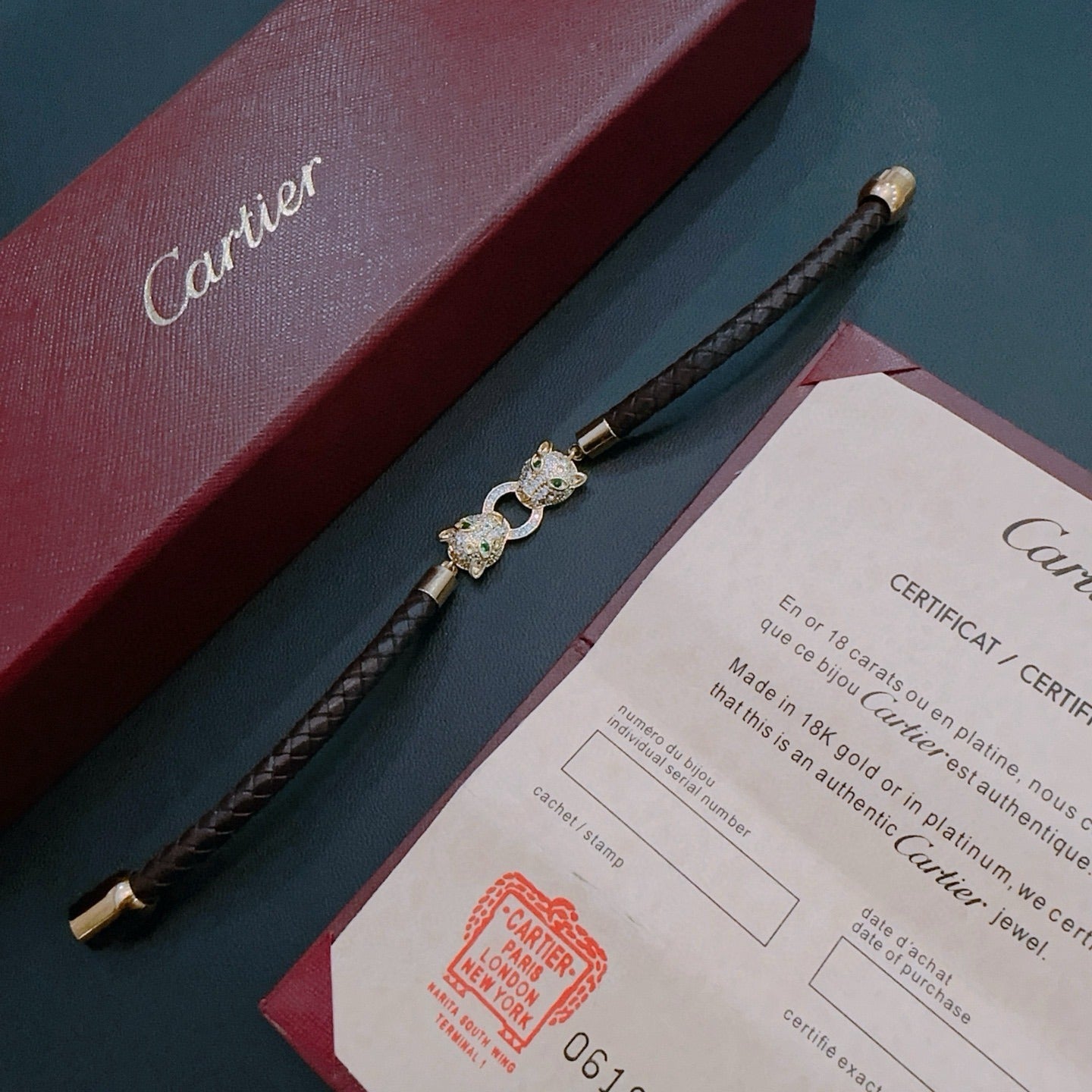 Cartier Leather Bracelet