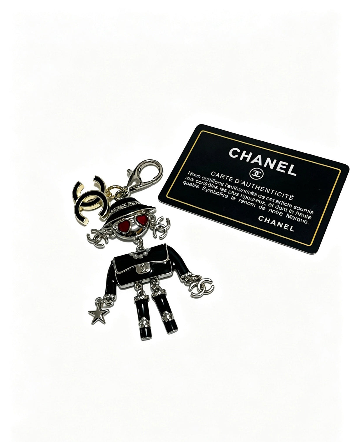 Chanel Vintage-Finish Keychain