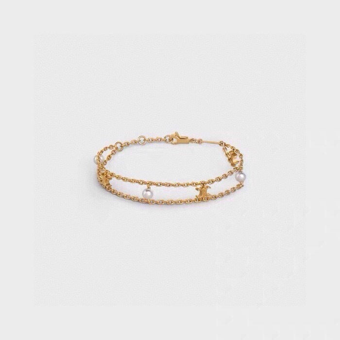 Celine Brass Bracelet