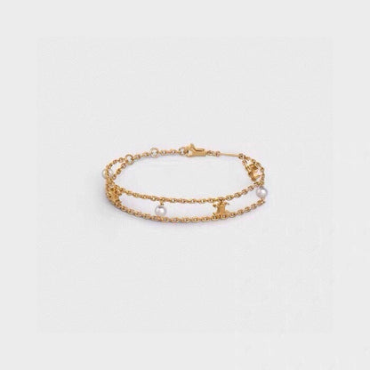 Celine Brass Bracelet