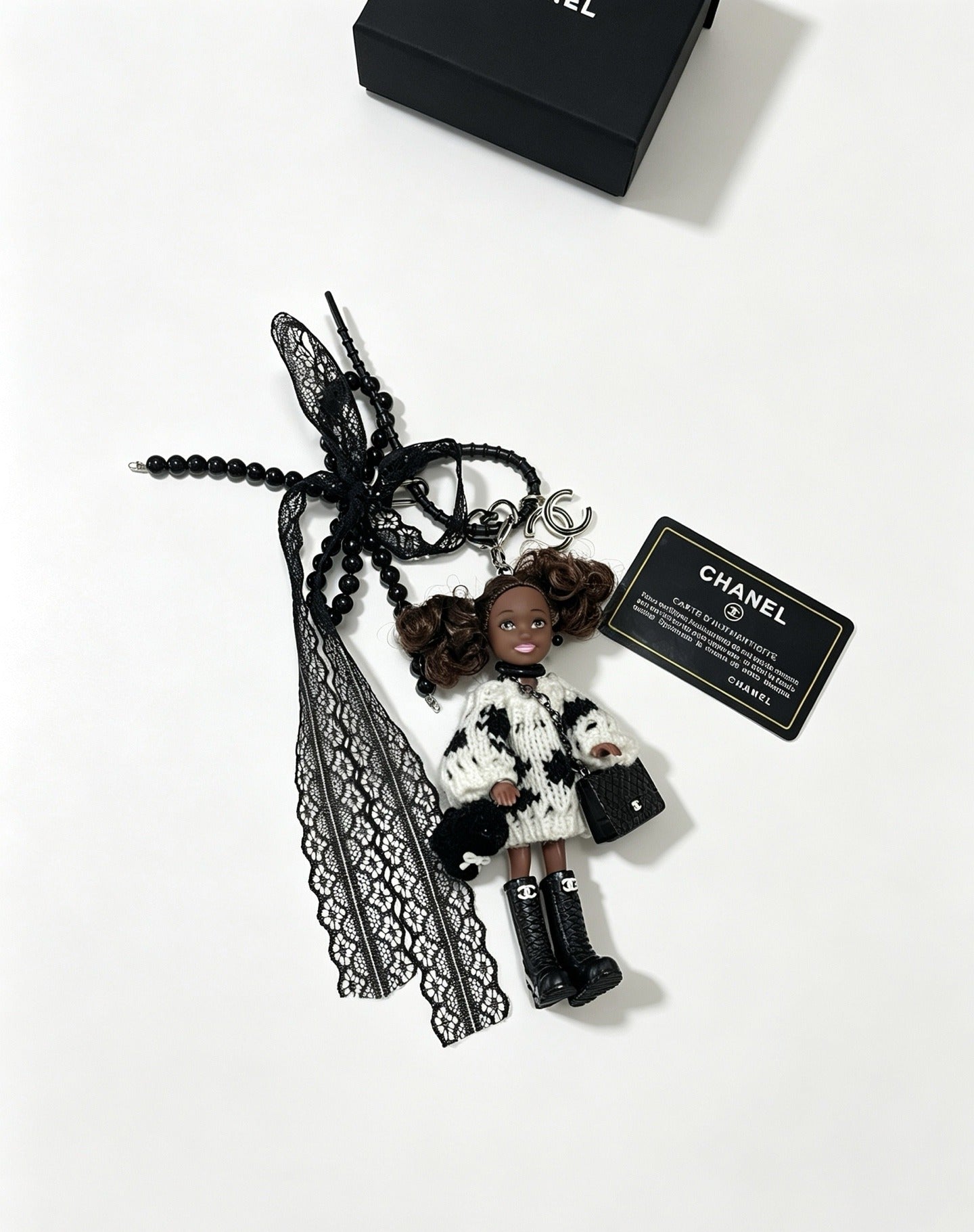 Chanel Vintage-Finish Keychain