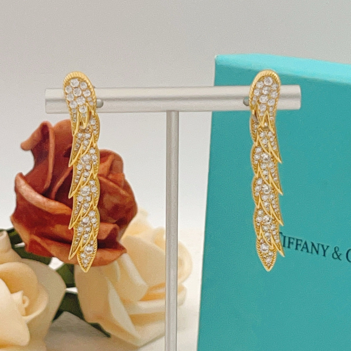 Tiffany & Co. Gold Brass Earrings