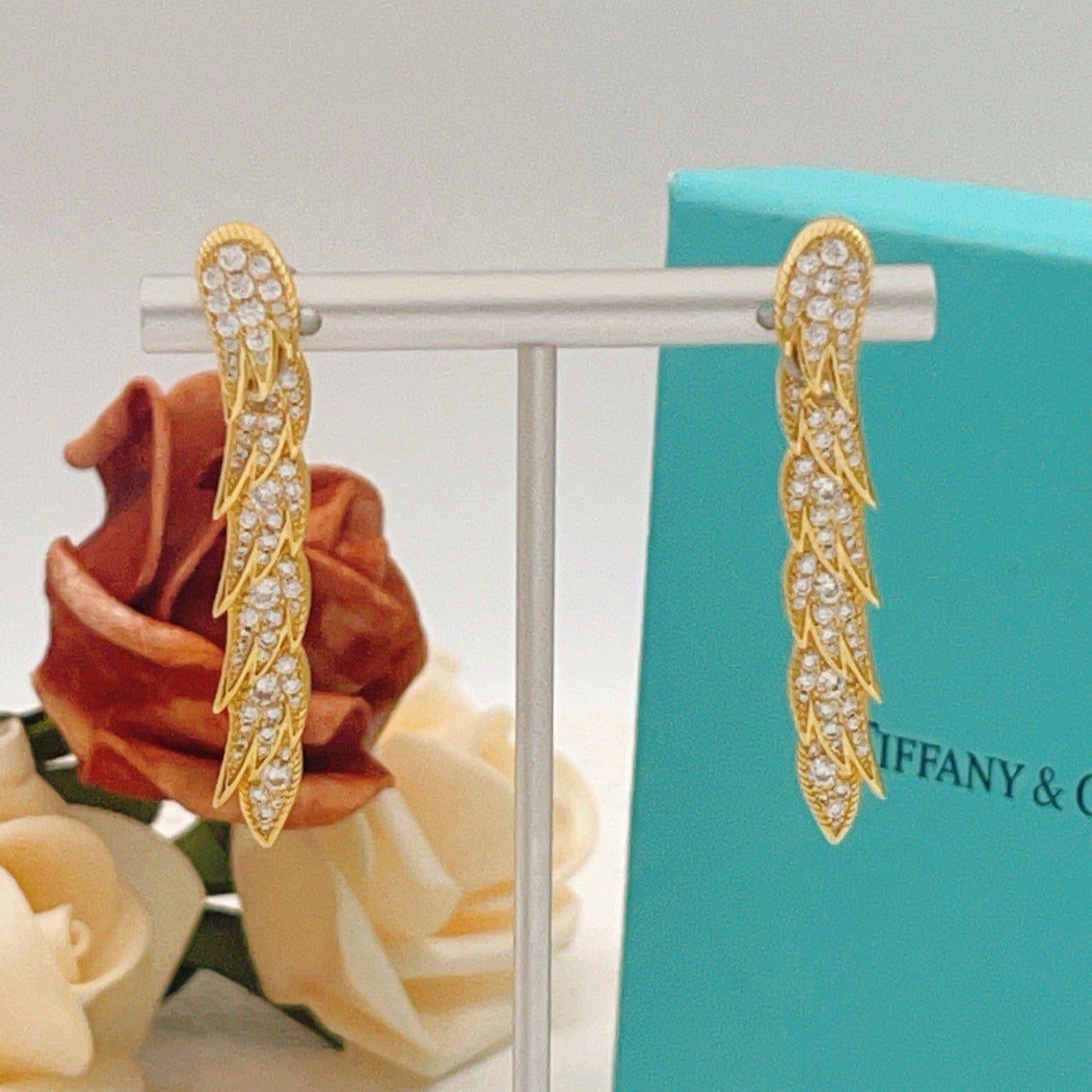 Tiffany & Co. Gold Brass Earrings