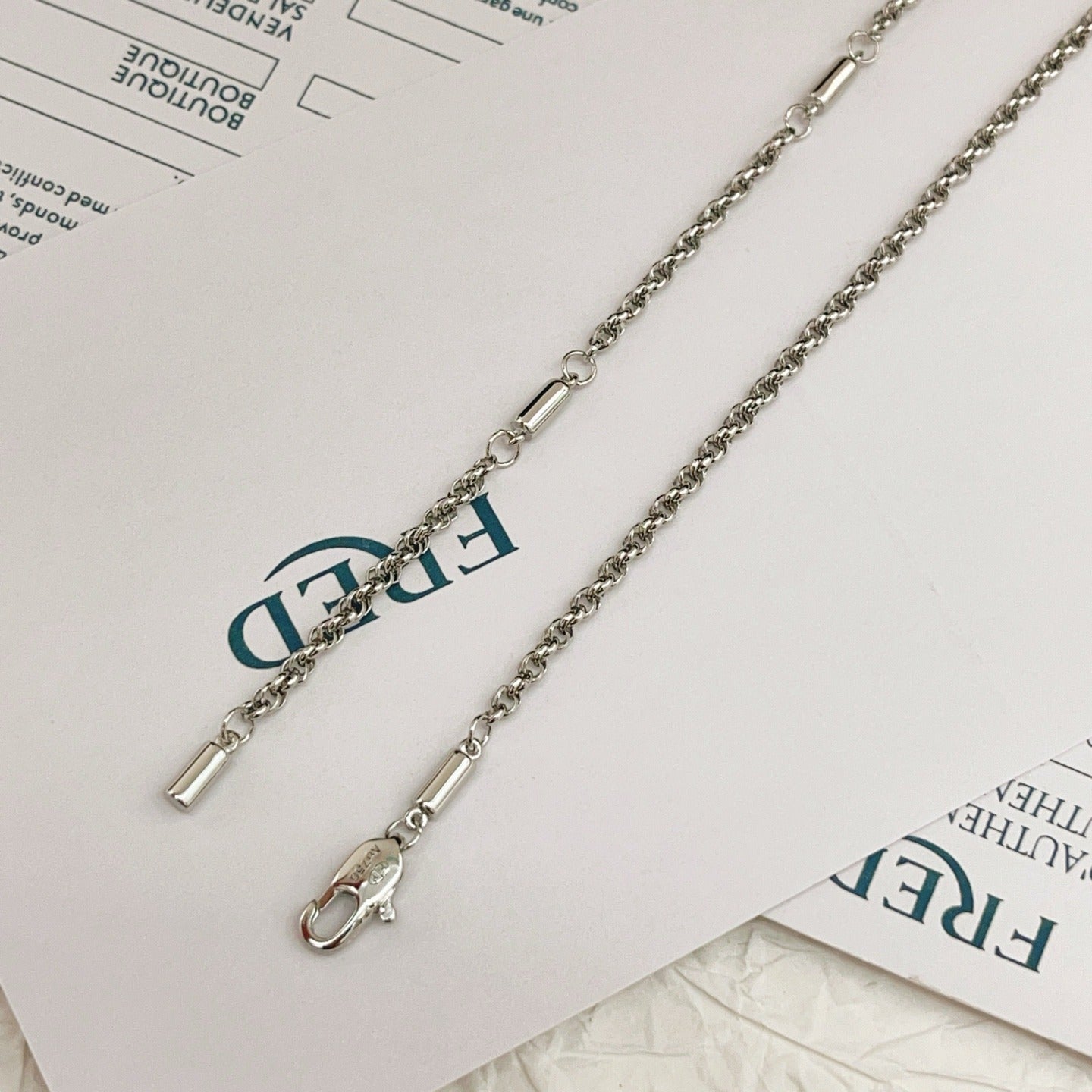 Fred Silver Brass Necklace