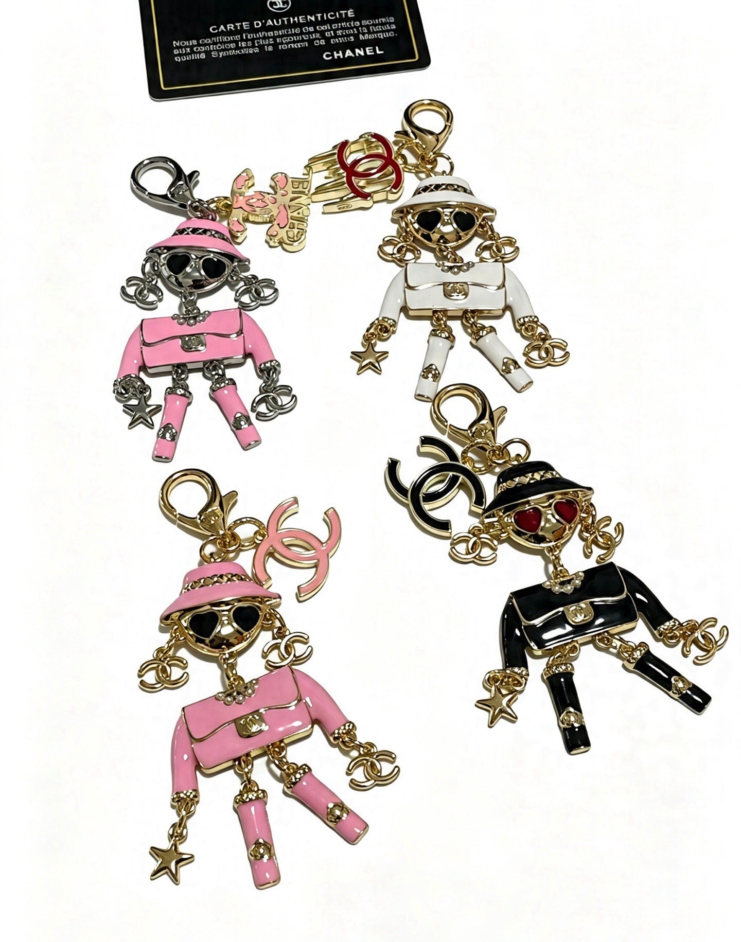 Chanel Vintage-Finish Keychain