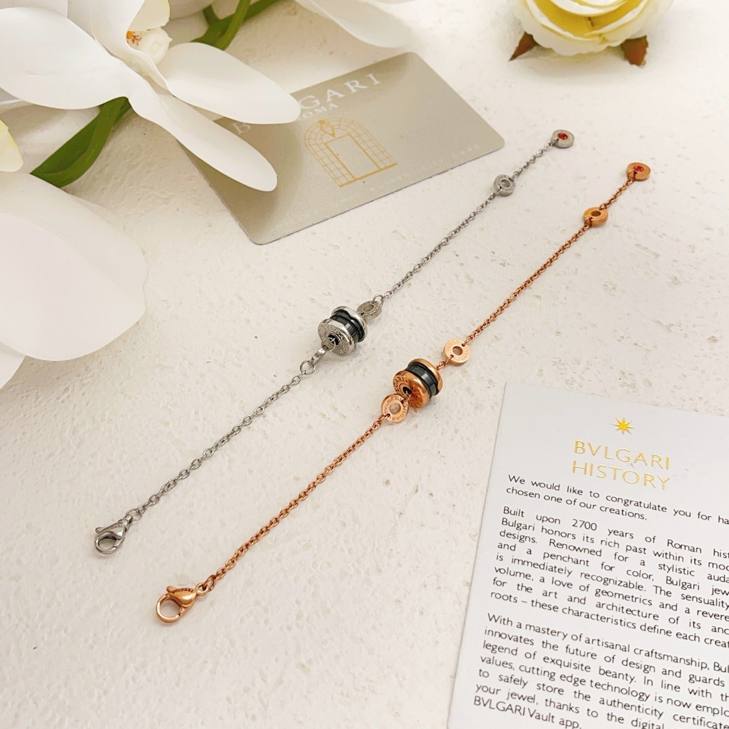 Bvlgari Silver Brass Bracelet