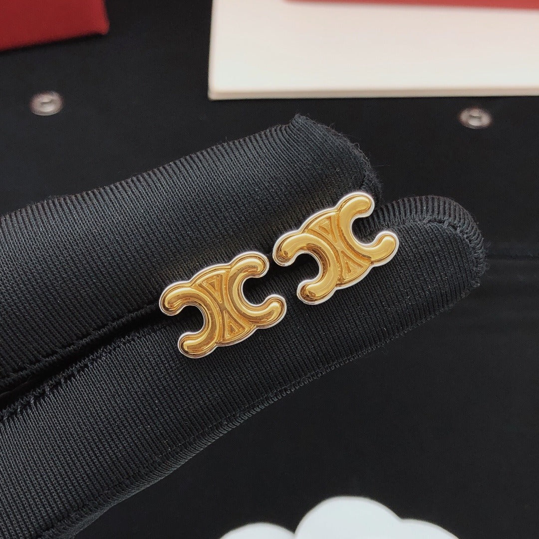 Celine Brass Earrings