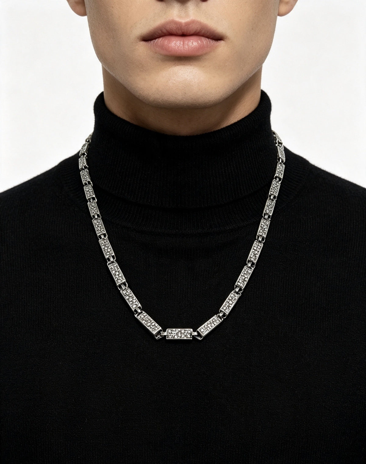 Dior Sterling Silver Chain Necklace