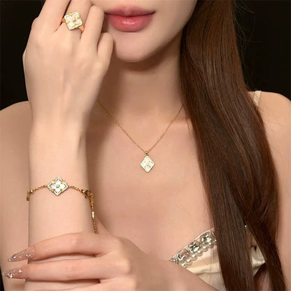 Harry Winston White Brass Necklace