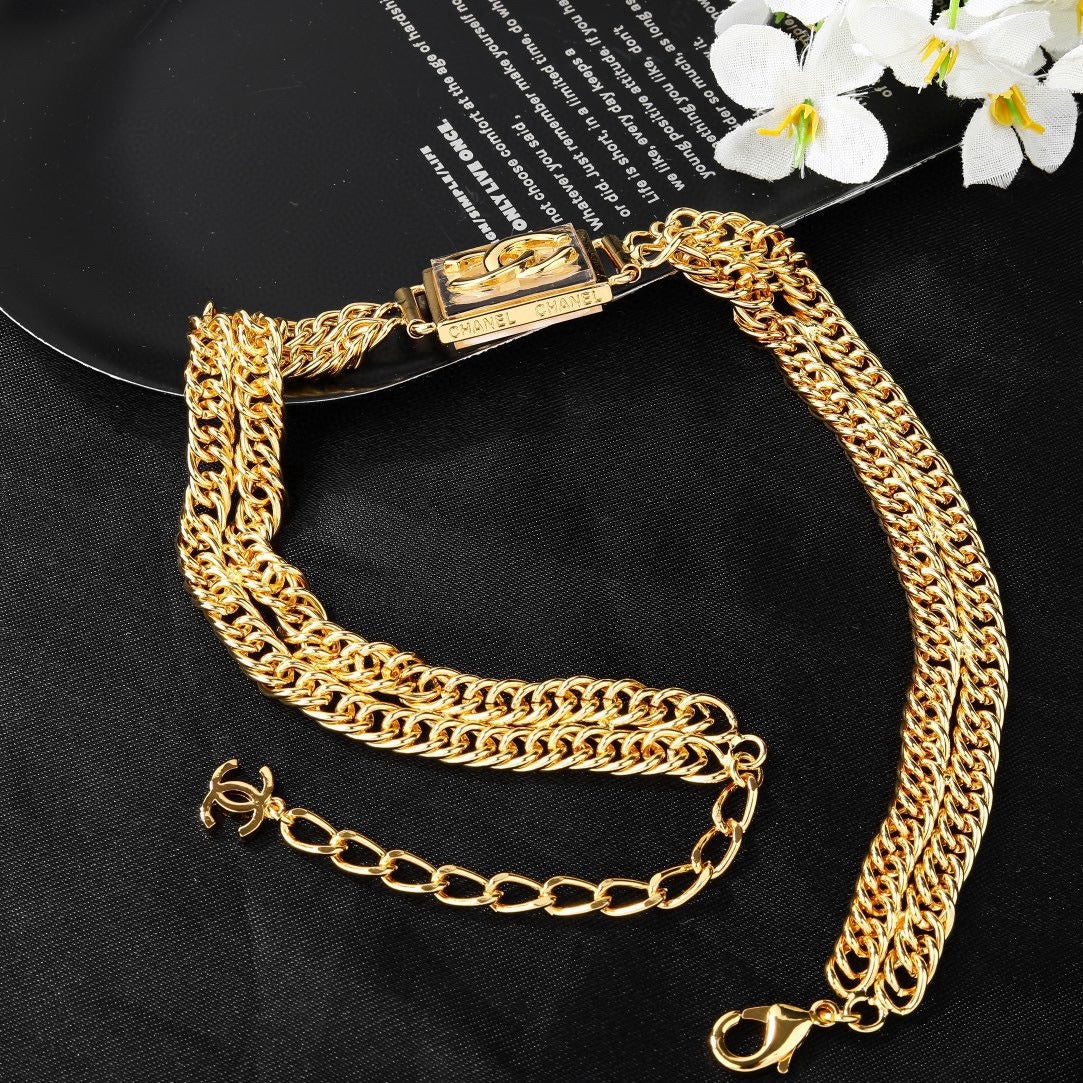 Chanel Brass Necklace