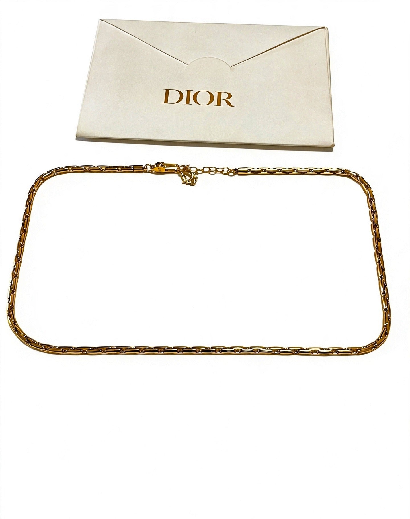 Dior Sterling Silver Chain Necklace