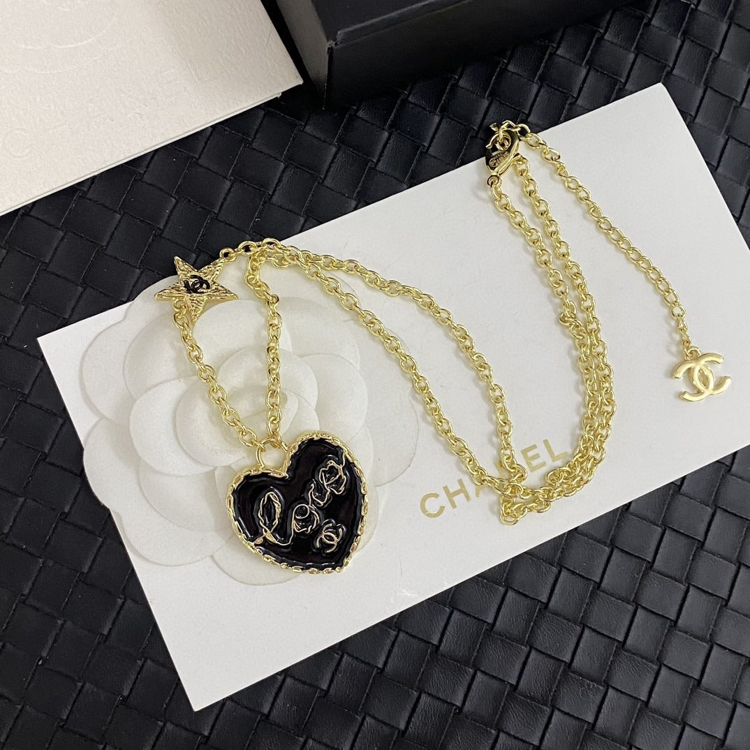 Chanel Logo Necklace