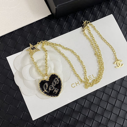 Chanel Logo Necklace