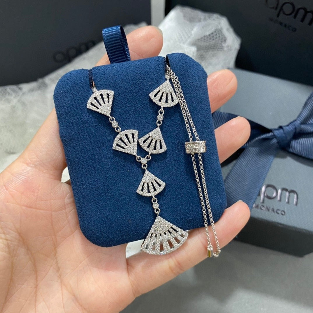 APM Monaco White Necklace