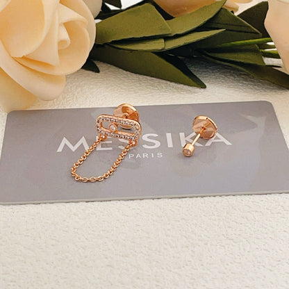 Messika Brass Tassel Earrings