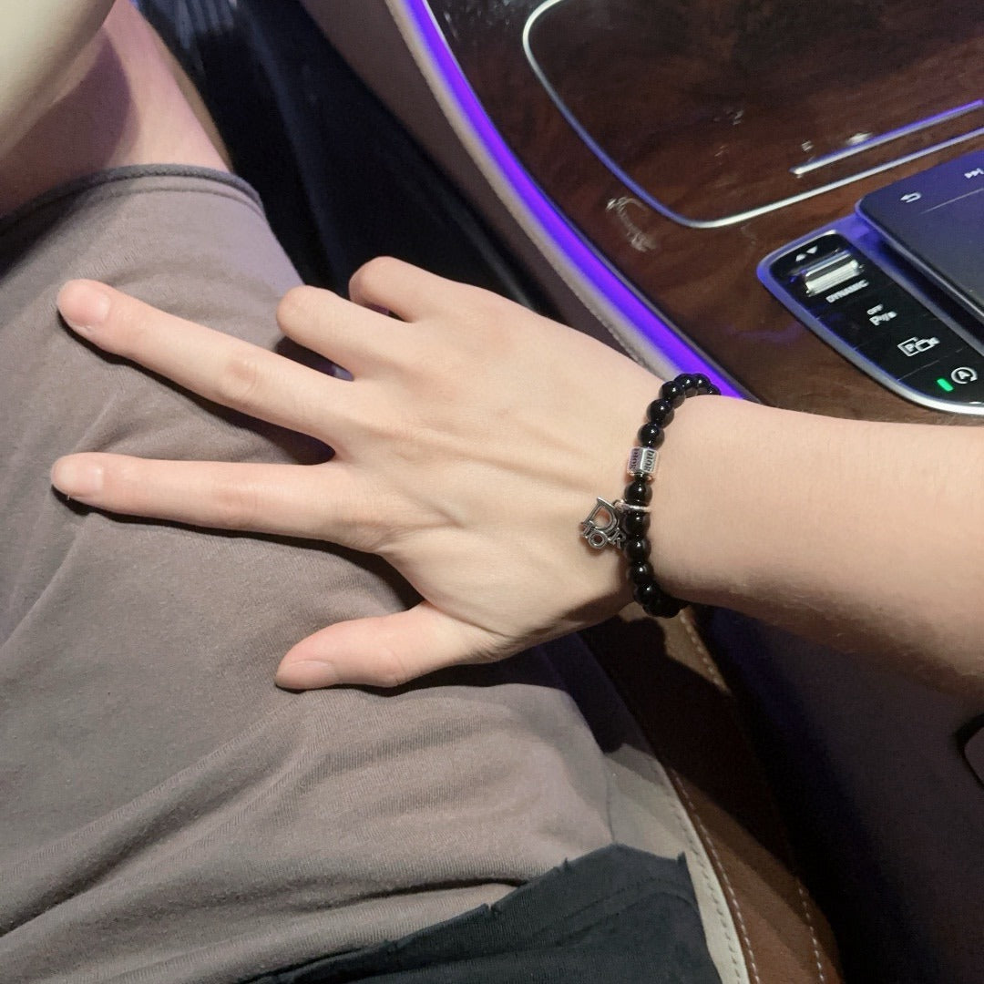 Dior Sterling Silver Vintage-Finish Bracelet
