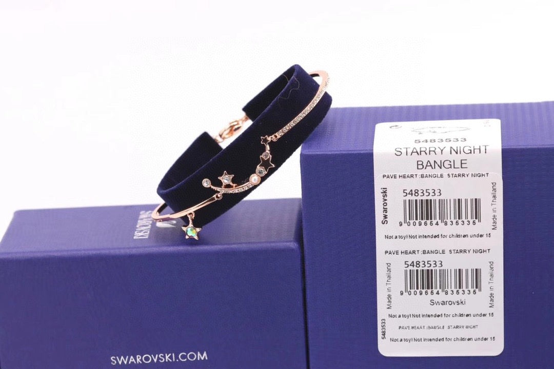 Swarovski Dark Navy Star Bracelet