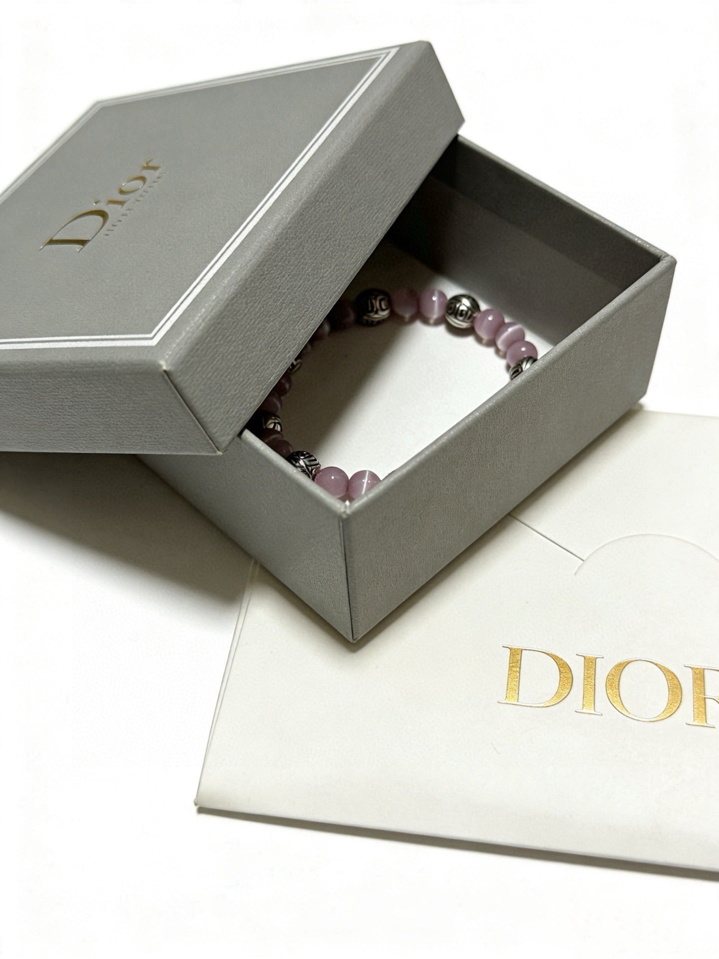 Dior Sterling Silver Vintage-Finish Bracelet