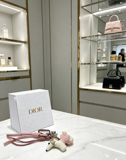 Dior Vintage-Finish Keychain